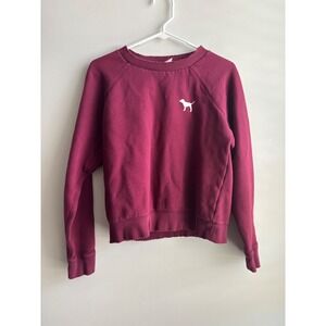 PINK Maroon Sweatshirt Women‎ XS